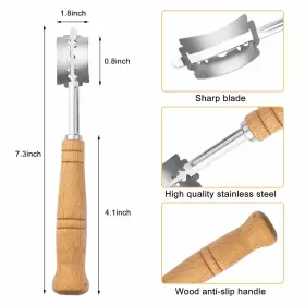 895232417674 ATB Bread Tools Baking Steel Serrated #3