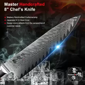 750803644252 ATUMURYOU Chef Knife Layers Handcrafted High #2