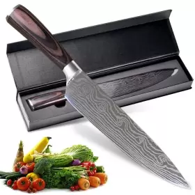 808281697311 AUIIKIY Chef Knife Kitchen High Carbon Sta