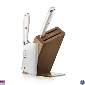 B0BGM5PCHJ BAHCO Cleaver Knife Block Set Forged Steel Kitchen
