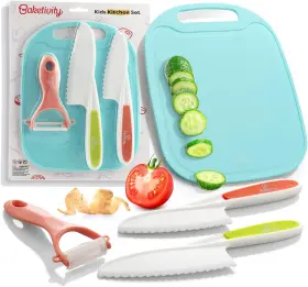 Cookingknifeset BAKETIVITY Kid Safe Knives Cooking Cutting