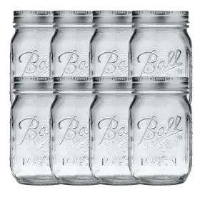 B09VCRPR8V BALL Mouth Pint Mason Jars Lids Bands Canning