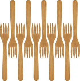 UTDU-30-FK-W BAMBOOMN Solid Dinner Fork Natural