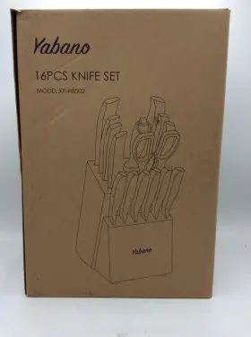 H8002 BANRELIABLE Knife Set Yabano Block Knives Steel