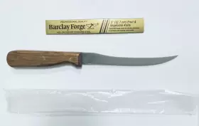 BCC-3 BARCLAY FORGE Vegetable Knife Wood Handle Nos #3
