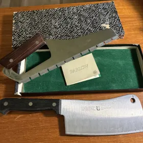 416982 BARLOW Bone Knife Saw Wooden Handle Rostfrei Cleaver