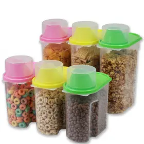 B01MYQ4QDL BASICWISE Bpa Food Storage Containers Lid Storing