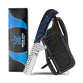 BLCTR-01 BE BREAK EDGE Cow Boy Knife Forged Bull Cutter