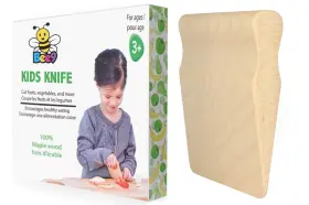 628250327014 BEE9 Maple Wood Knife Kitchen Tool Cooking