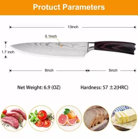 698540845214 BEKHIC Chef Knife Cknife Kitchen #3