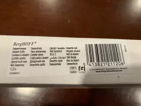 1210209 BERGHOFF Steel Cosmos Dessert Knives #3