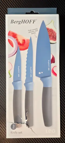 2219001 BERGHOFF Leo Stick Steel Knife Set