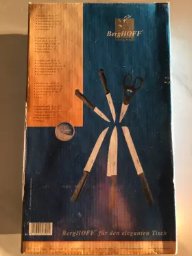 413821307015 BERGHOFF Forged Knife Set Holder Scissors