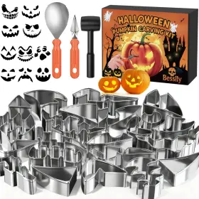 CHD-014-1 BESSLLY Halloween Pumpkin Carving Steel Pump Kit