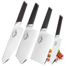 675696392342 BEST.BUY.DAMASCUS1 Knife Block Set Knives Steel