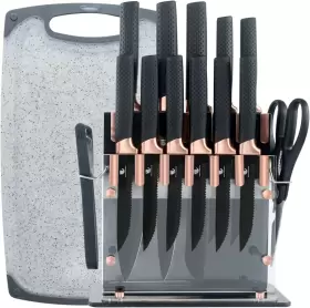 726084294141 BEST CUTE SHOP Kitchen Knife Block Set Cutting