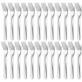 732133329313 BEWOS Dinner Forks Set Steel