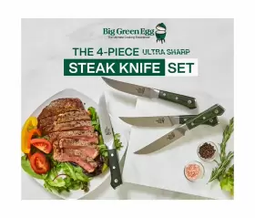 BGESTK4 BIG GREEN EGG Steak Knives Steel Knife Set #2