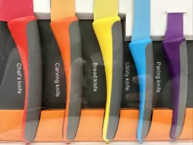BIS5530-5 BISBELL Kitchen Knife Set Love Kitchencolorful Ect #3