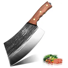 734541896265 BLADESMITH Cleaver Knife Forged Pro Butcher