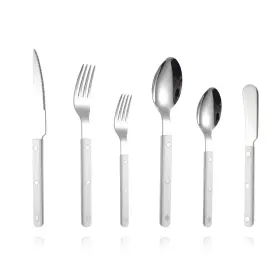 M151 BLEWAR Rivet Abs Wood Handle Silverware Set Steel