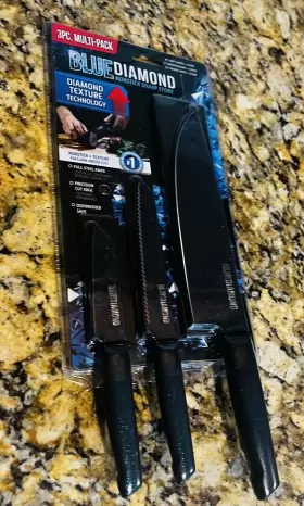 885837022926 BLUE DIAMOND Knife Set