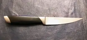 S936 BON CHEF Gaucho Steak Knife Solid Steel Blade Pointed