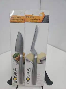 713638034324 BOSKA Steel Cheese Knife Set Parmesan Brie