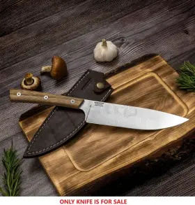 Rsmry BPS KNIVES Rosemary Chefs Kitchen Knife Steel Blade