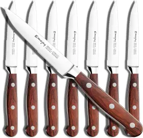8541909015 STEEL Steak Knife Set Highly