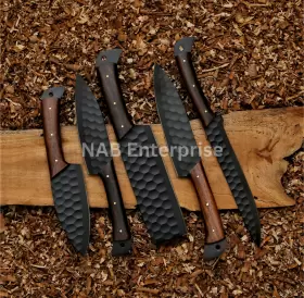 2650 BRAVOHANDICRAFTS Handmade Chef Knife Set Forged Carbon #3