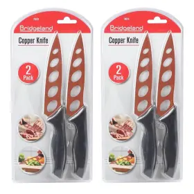 78028 BRIDGELAND Copper Knife Pack Sharpening Steel Kitchen