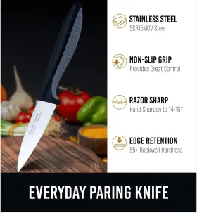 061014450002 BRIGHT HOBBY Slicex Paring Knife Kitchen Sharp #2