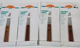 47752 BRIGHT IDEA Steel Paring Granny Knife Vegetable Peeling