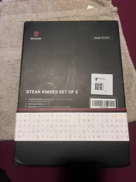NY10107 BRODARK Steak Knives Set Serrated #2