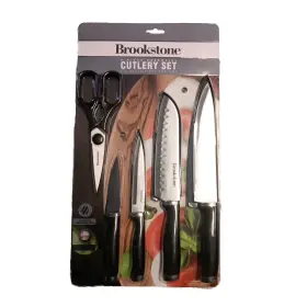 13BP492SE BROOKSTONE Set Cutlery Steel End Cap Ergonomic