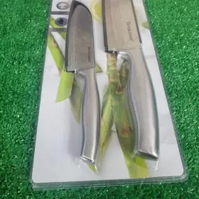 13BS2000DS BROOKSTONE Santoku Knife Set Tang Damascus Steel #3