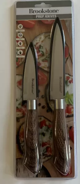 13BS2001SW BROOKSTONE Santoku Knife Set Sheaths