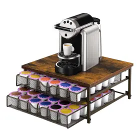 B0BXXHBCRD BTY Coffee Storage Drawer Holder Counter Tier Cup