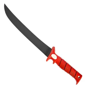 BB112F BUBBA BLADE Flex Curved Fillet Knife Slip Grip Handle