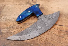 1771 BUCK KNIVES Handmade Pizza Cutter Ulu Knife Forged Steel
