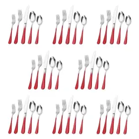 B0BX296F94 BYSTA Steel Flatware Set Kitchen Utensil