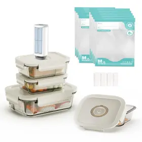 B0DJ77C4QT CABIBOX Electric Vacuum Sealer Pump Borosilicate