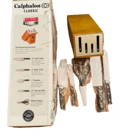 016853062485 CALPHALON Classic Sharpening Knife Block Set
