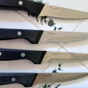0862616 CALPHALON Serrated Steak Knifes Forged Stain Steel #2