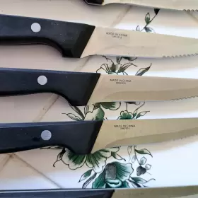 0862616 CALPHALON Serrated Steak Knifes Forged Stain Steel #3