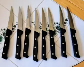 0862616 CALPHALON Serrated Steak Knifes Forged Stain Steel