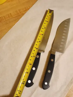 0864812 CALPHALON Santoku Knife Forged Stain Utility #3