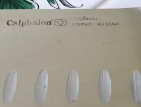 0864916 CALPHALON Santoku Knife Forged Stain Steel #3