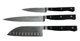 1164721 CALPHALON Classic Set Knives Parer Santoku Utility